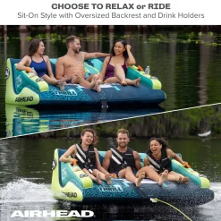 Chill 'N Thrill | 1-3 Rider Towable Tube for Boating