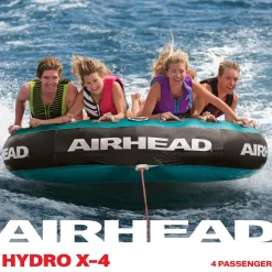 Hydro-X 4 | 1-4 Rider Towable Tube for Boating *Walmart Exclusive*
