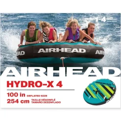 Hydro-X 4 | 1-4 Rider Towable Tube for Boating *Walmart Exclusive*