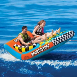 Rock 'N' Tow 2 | 1-2 Rider Towable Tube for Boating with Rope