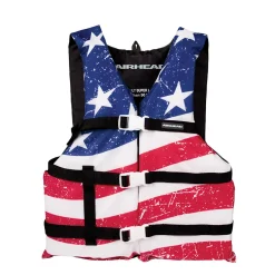 Stars & Stripes General Boating Life Jacket Vest | Child-Adult