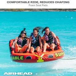 Super Mable® | 1-3 Rider Towable Tube for Boating