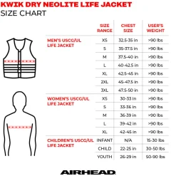 Swoosh Neolite Kwik-Dry Life Jacket Vest | Child-Adult